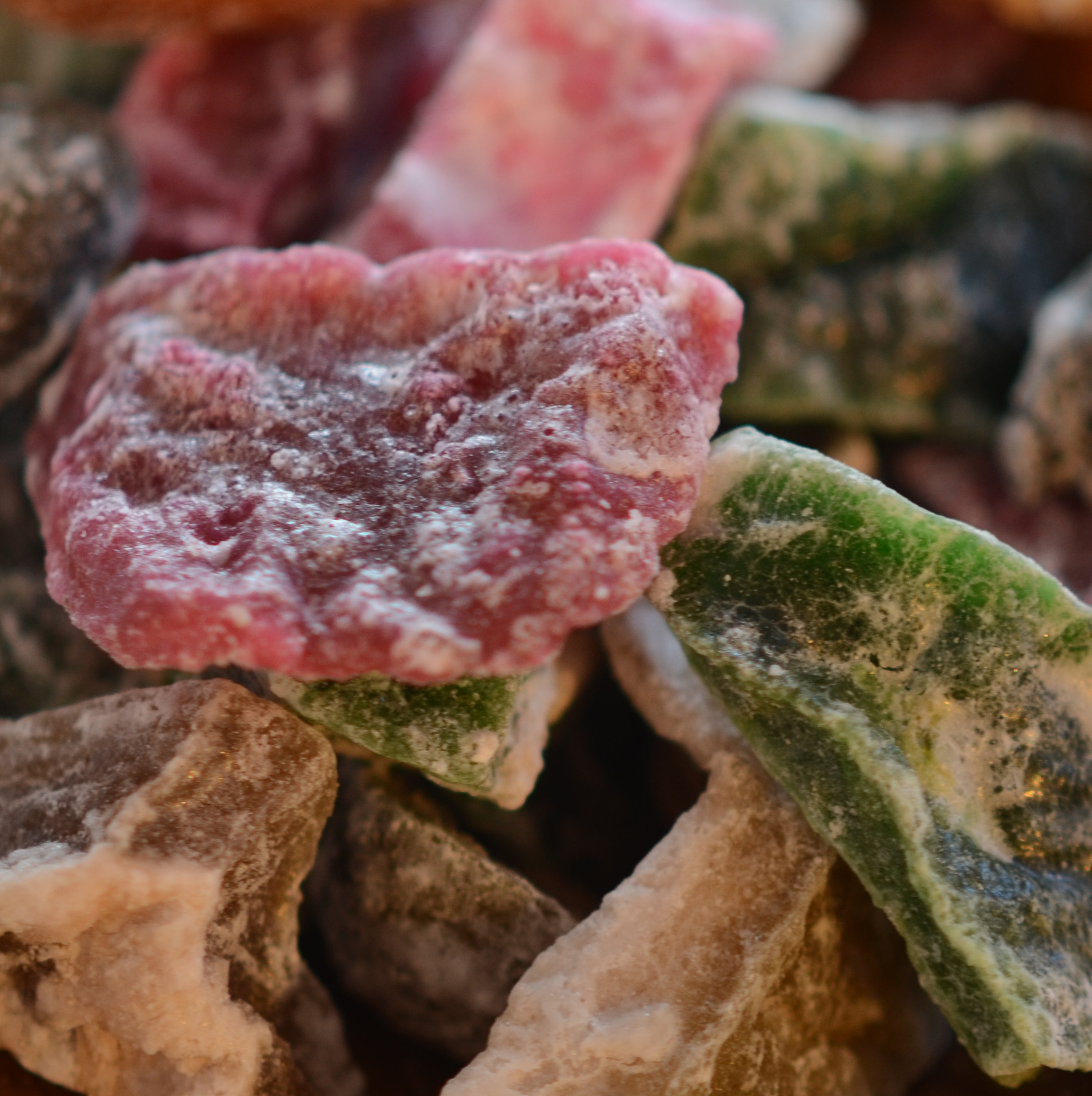 Frutas glaseadas fornes